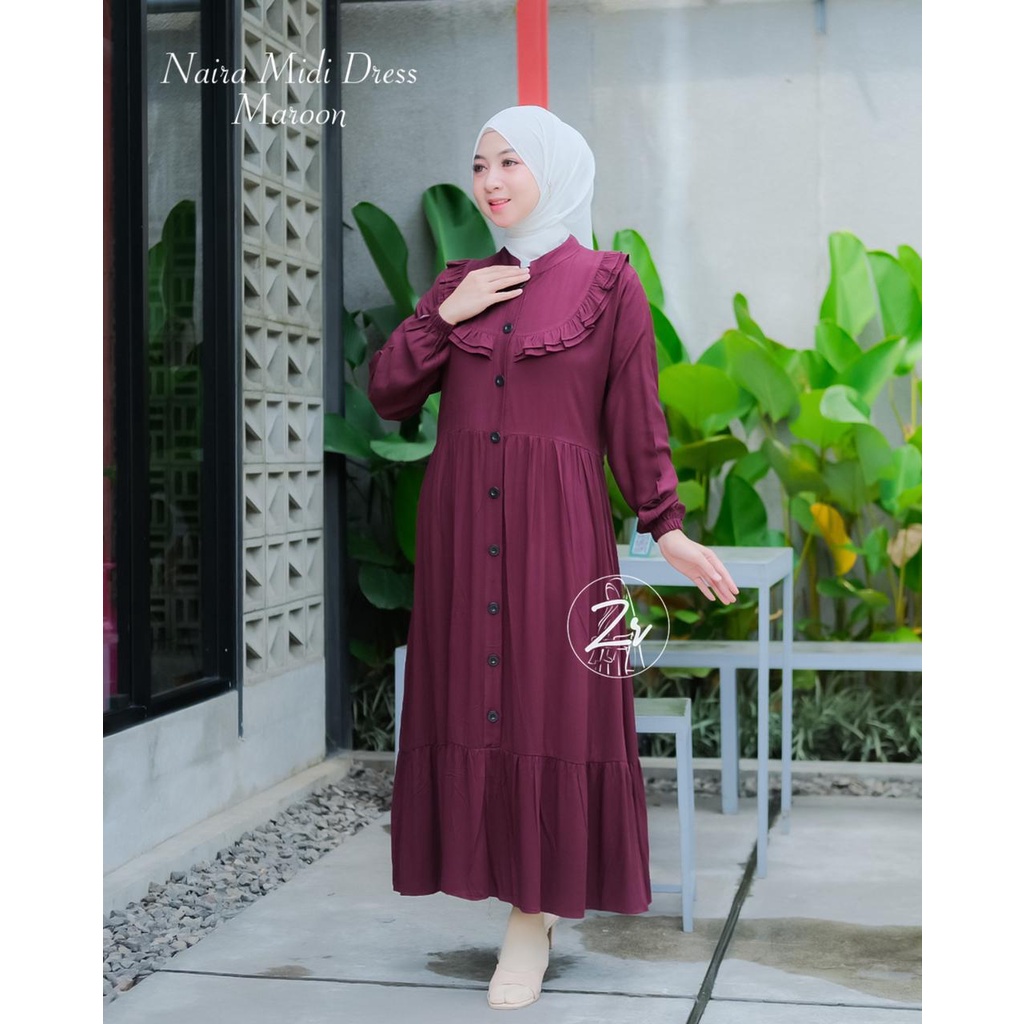 MIDI DRESS KATUN TWILL NAIRA ORI ZR