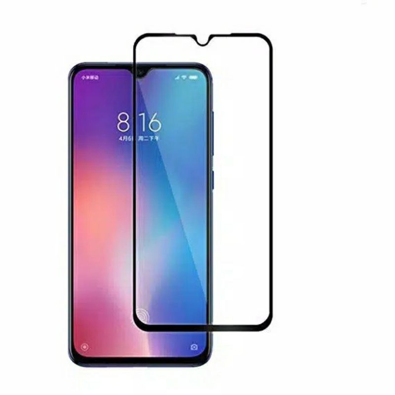 TEMPERED GLASS XIAOMI MI9 ANTI GORES KACA FULL COVER