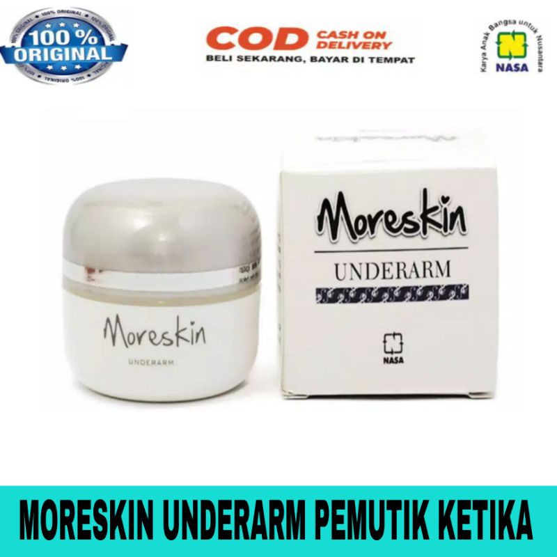 MORESKIN UNDERARM - PEMUTIH KETIAK - PEMUTIH SELANGKANGAN - PEMUTIH LEHER - PEMUTIH SIKUT