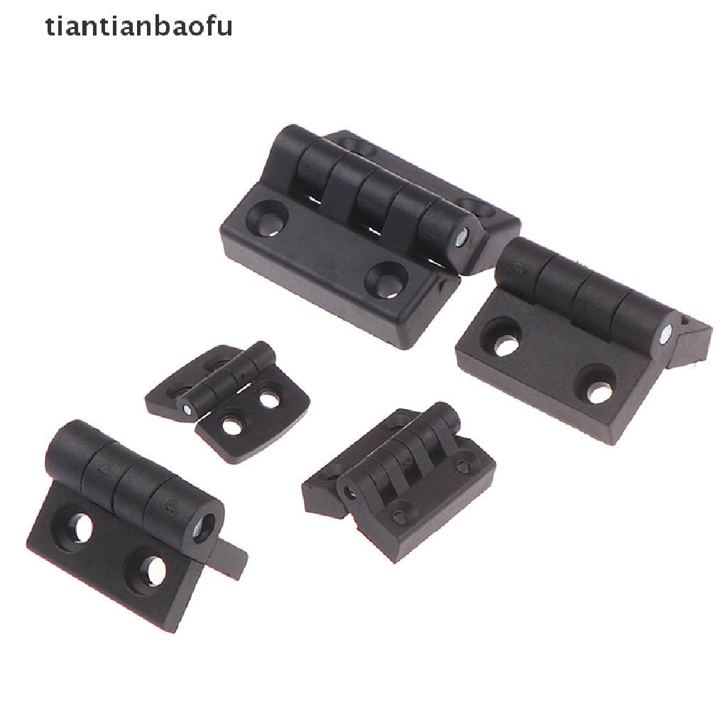 1 Pc Engsel Pintu Lemari Bahan Plastik ABS Warna Hitam