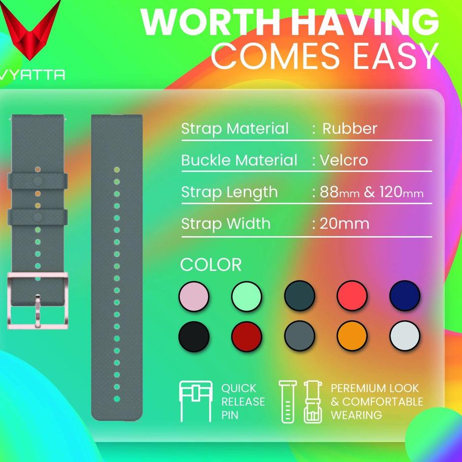 Tren Kekinian.. Fitme Strap Pro 22mm for VYATTA FITME SMARTWATCH