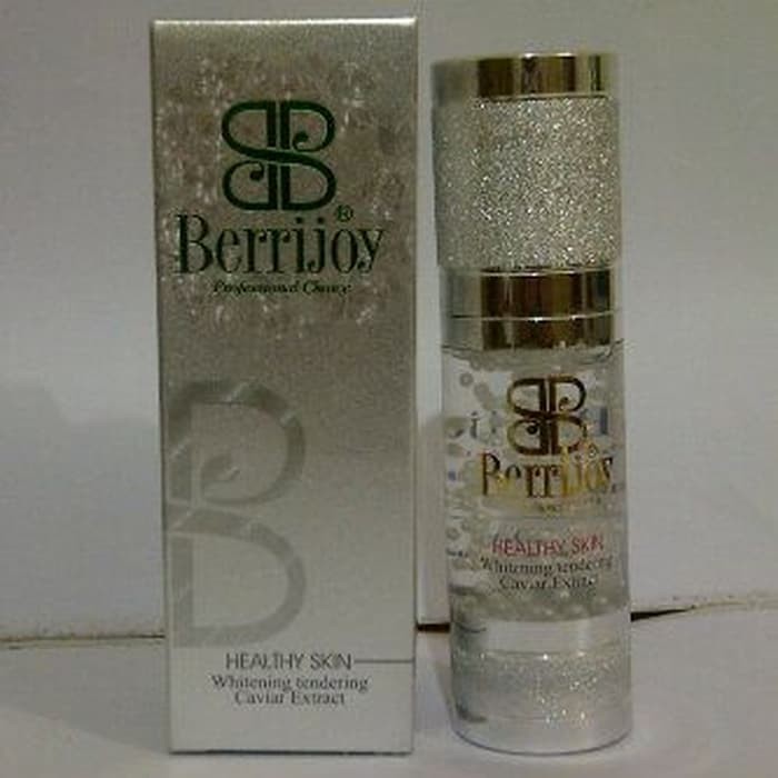 Berrijoy Whitening Serum Essence Silver 30 ml Tendering Caviar Extract Serum Pemutih Wajah