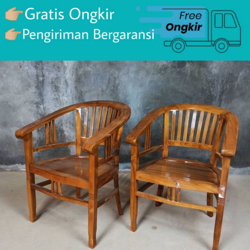 Kursi Teras Kayu Jati / Kursi Teras Minimalis / Kursi Taman