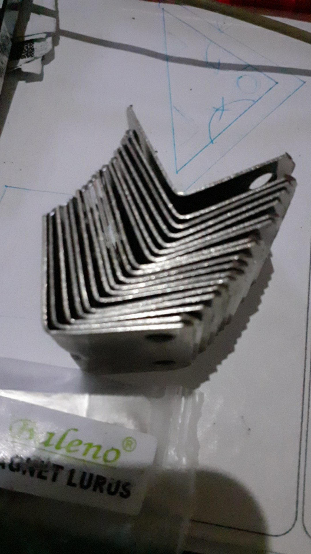 Siku 22-41 S/s Penyangga Rak Kayu Ambalan Stainless Kotak 24 X 24 X 32