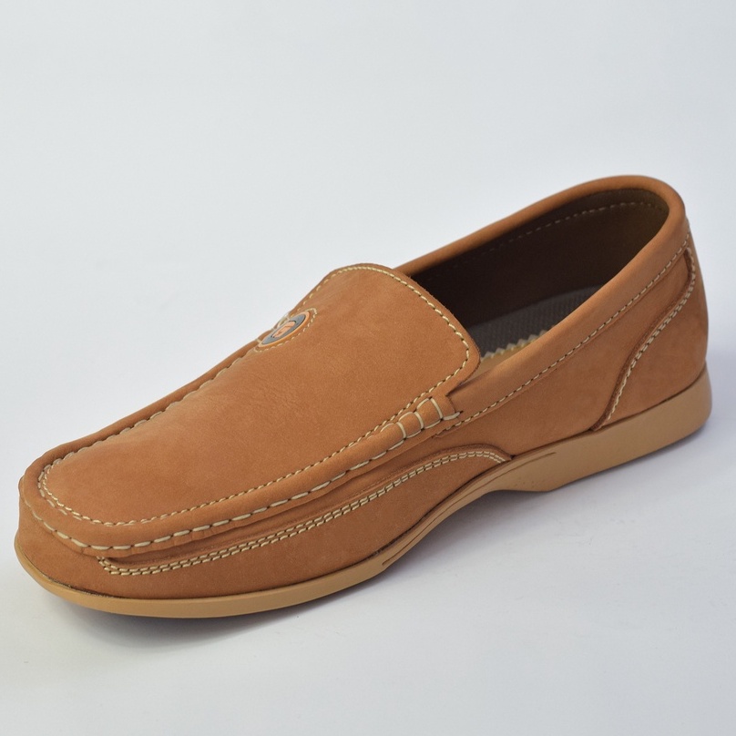 Sepatu Casual Pria Kulit Asli NuBuck Moccasin Grammer