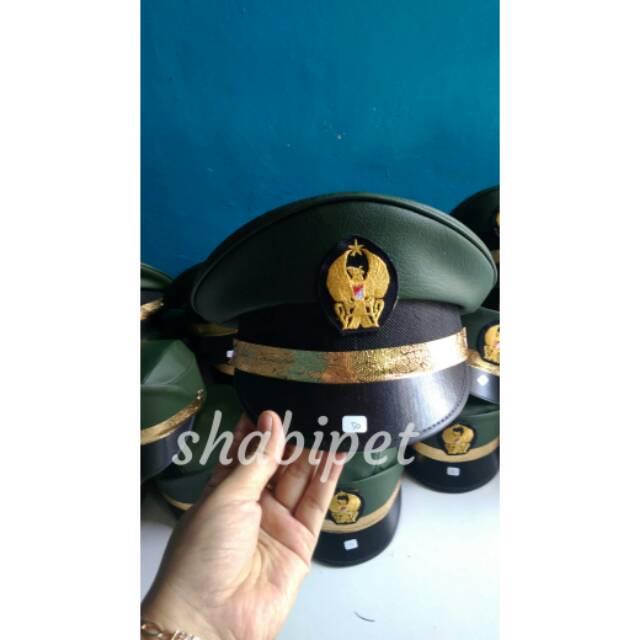 Topi pet tni ad - topi pet tni anak - topi tni ad anak