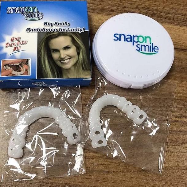𝓕𝓨𝓟 gigi palsu instan atas bawah snap on smile original terbaik