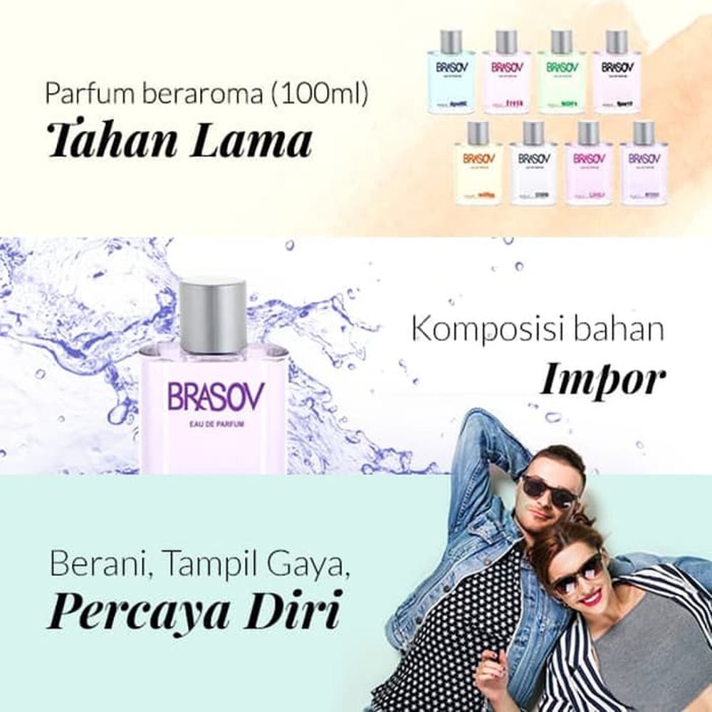 Parfum Brasov 100ml EDP Murah Cod