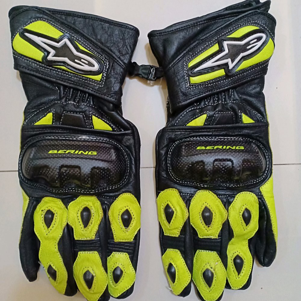 sarung tangan motor gloves leather alpinestar FULL KULIT Berkualitas