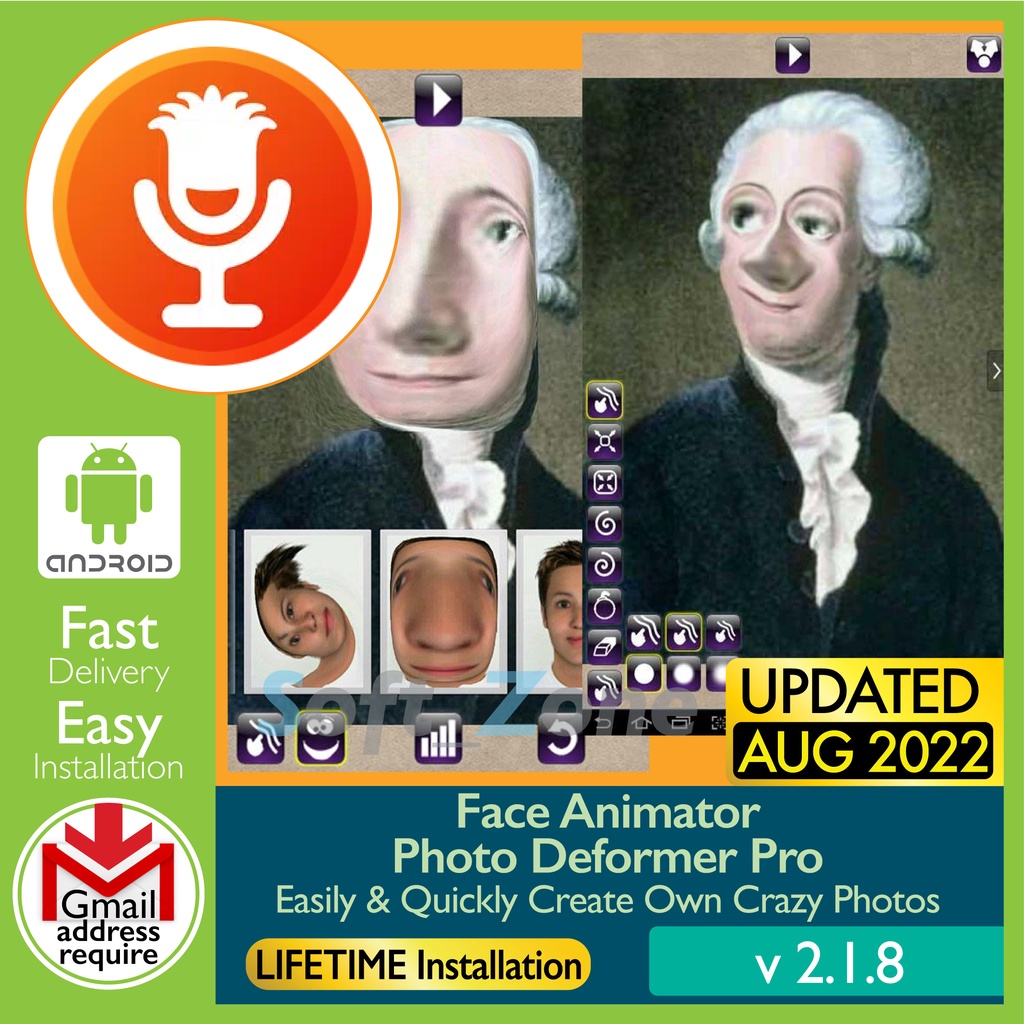 

Fc Anmtr - Pht Dfrmr Pr v2.1.8 - Qckly Crt Own Crzy Phts [SmrtPhn - Andrd] - Dgtl Dwnld