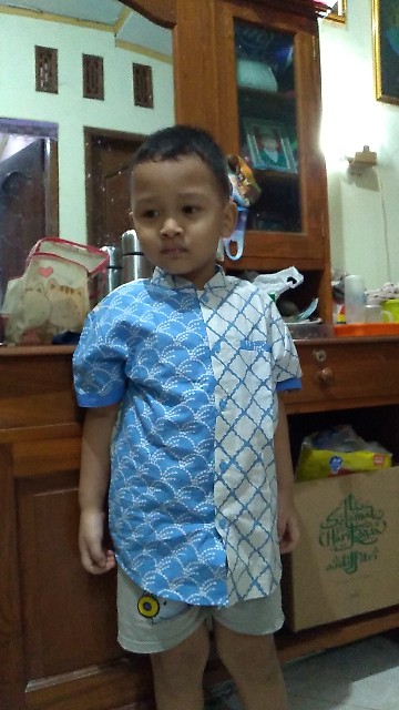 Couple Batik Anak Cewek Cowok By Rayhan Batik