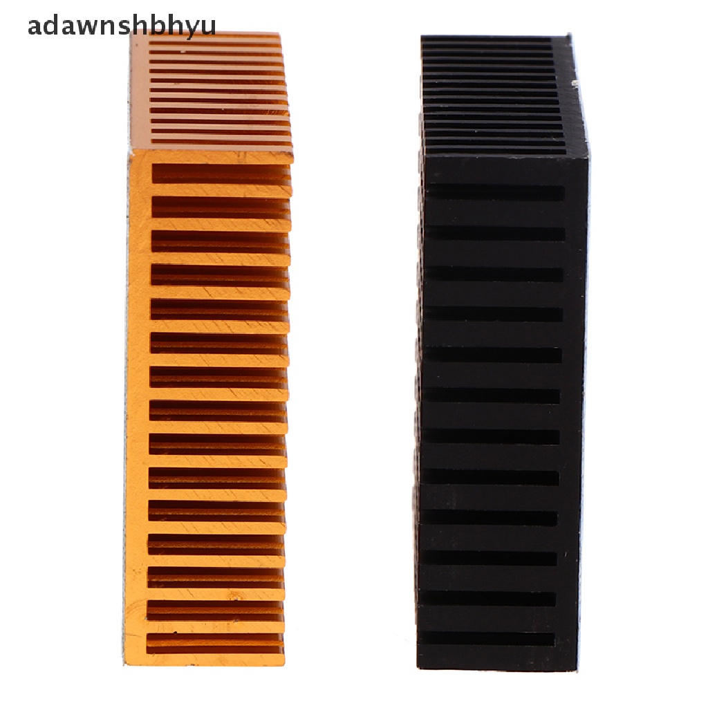 (Adawnshbhyu) Panel Heatsink Power Ic Chip Pendingin Cpu 50x50 X 15mm Bahan Aluminum