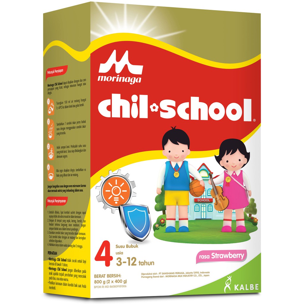 

MORINAGA CHILD SCHOOL STRAWBERRY 800GR /BOX