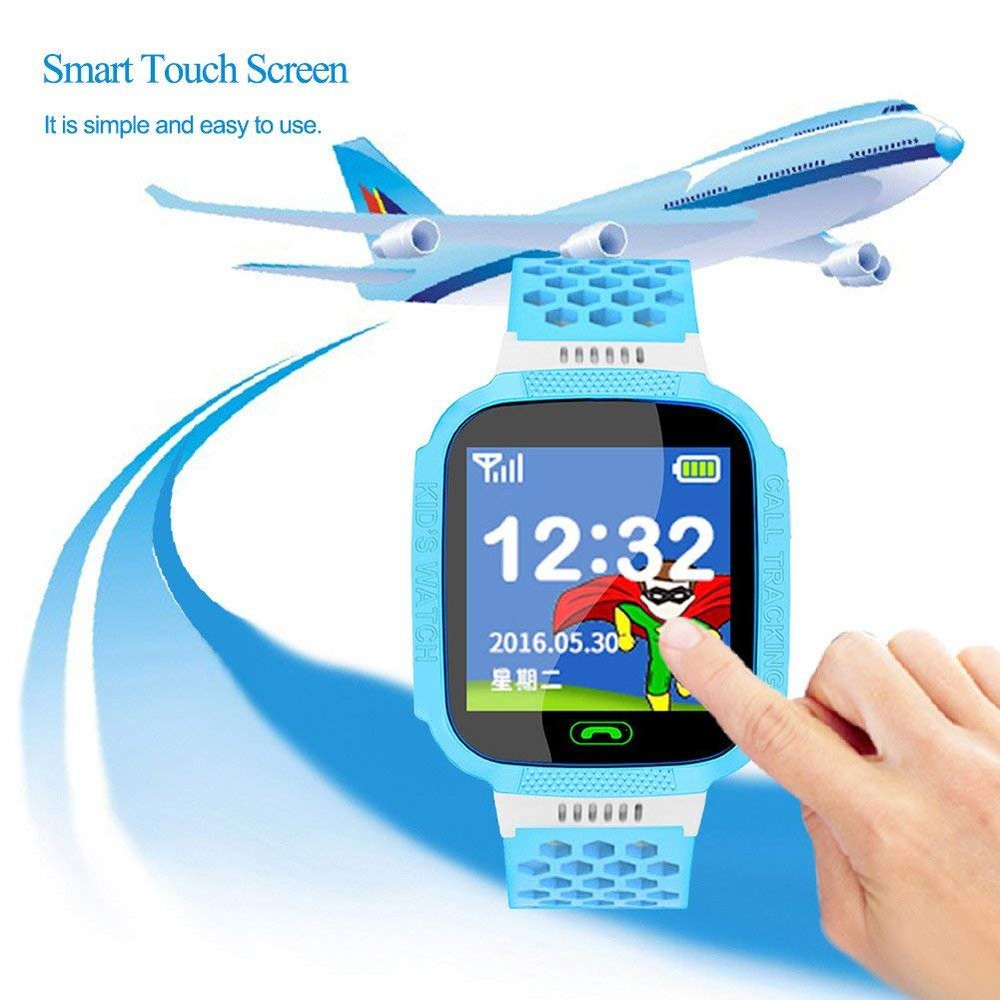 Lumin W16 Kids Watch Smart Lbs Sos Gsm Smartwatch - Pink Terlaris