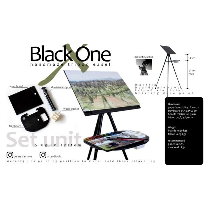 

UPDATE! BLACK ONE HANDMADE EASEL TRIPOD ALAT LUKIS TERMURAH PALING LENGKAP AL5