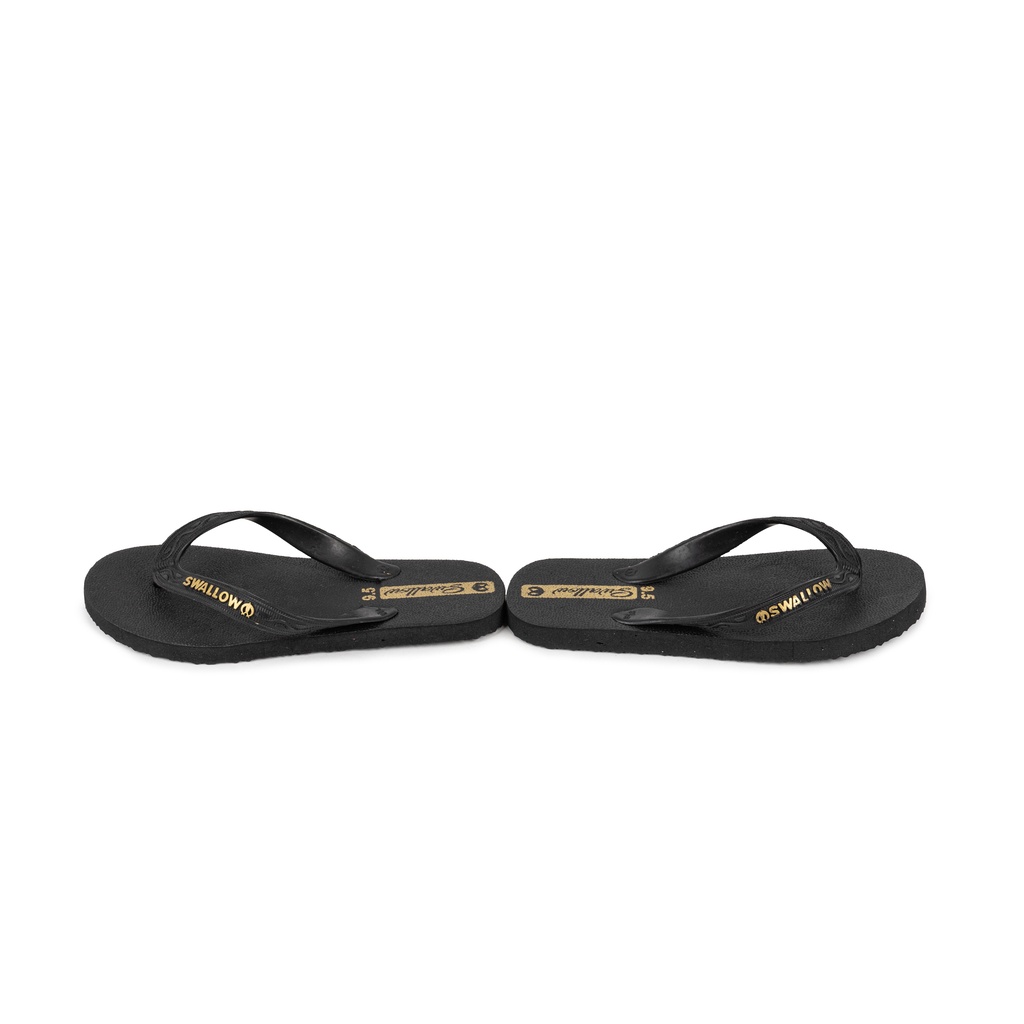 Sandal Jepit Modern Swallow Black Gold Fashion