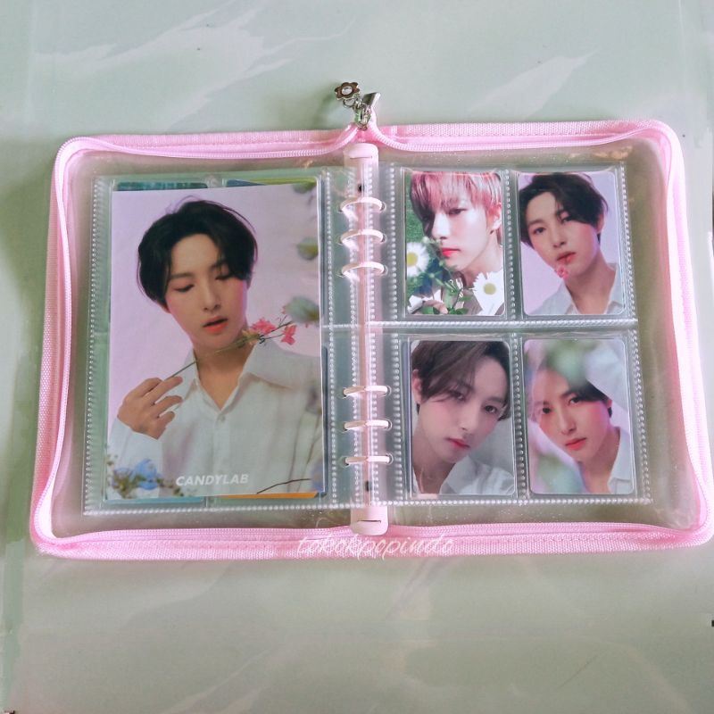 [BACA DESKRIPSI] Sleeve binder A5 6 ring 4p 2p 1p pc photocard postcard photostrip kpop korea beond 