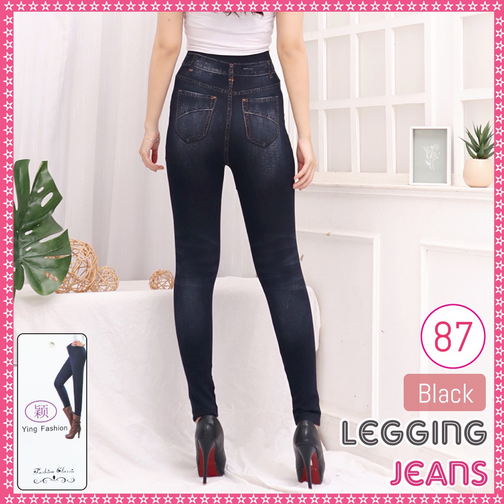 Celana Legging Jeans # 87 / legging jeans wanita /legging import