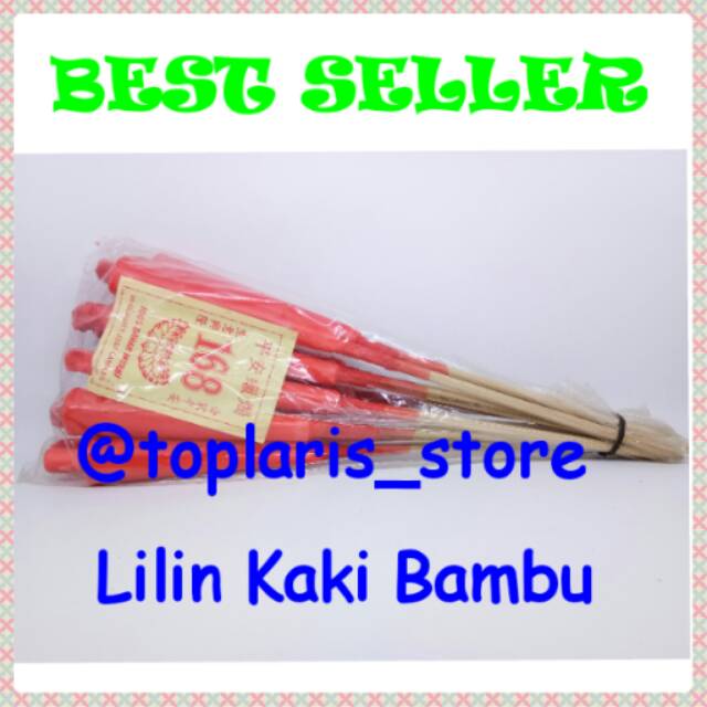 Lilin Kaki Bambu Merah