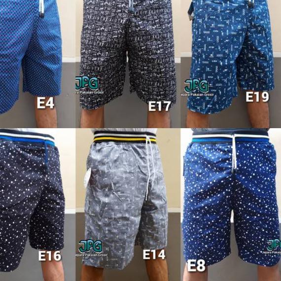 Recomended.. 6pcs Celana Pendek Dewasa - Grosir Celana Distro Pria Kolor Kain Katun Melar Celpen COD