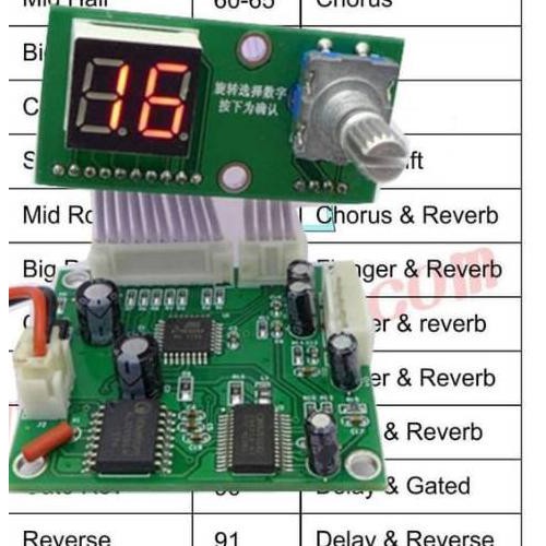 ❁ Kit digital effect echo reverb 99 program dsp99 ❈
