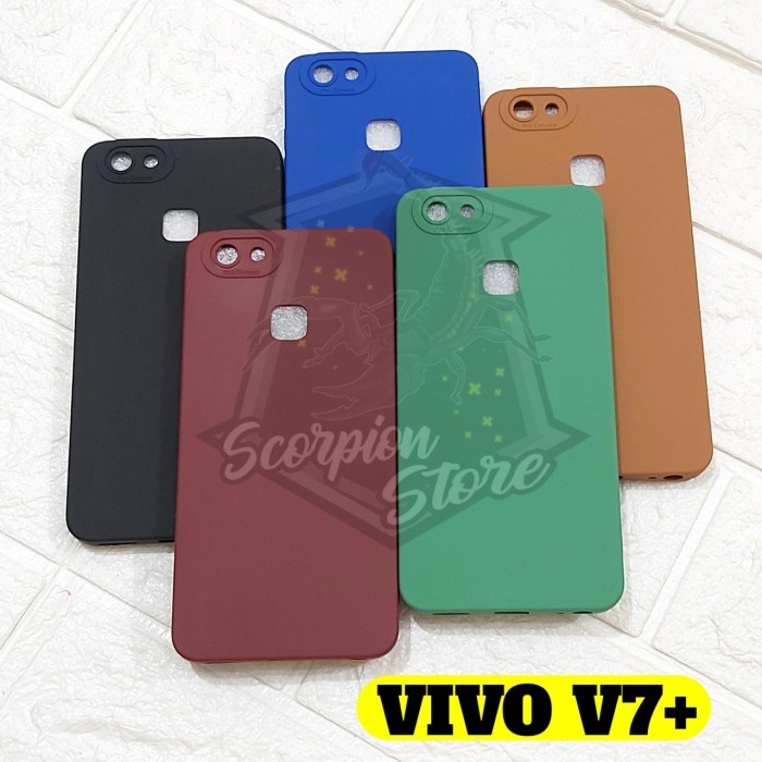 CASE VIVO V7 PLUS - SOFTCASE MACARON PRO CAMERA VIVO V7+ VIVO V7 PLUS