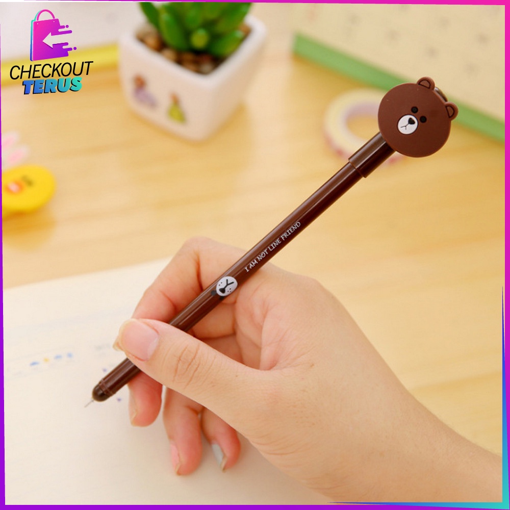 CT A7 Pena Hamburger Cartoon Stationary Pen Burger Kartun Line Alat Tulis Pulpen Bentuk Burger Unik