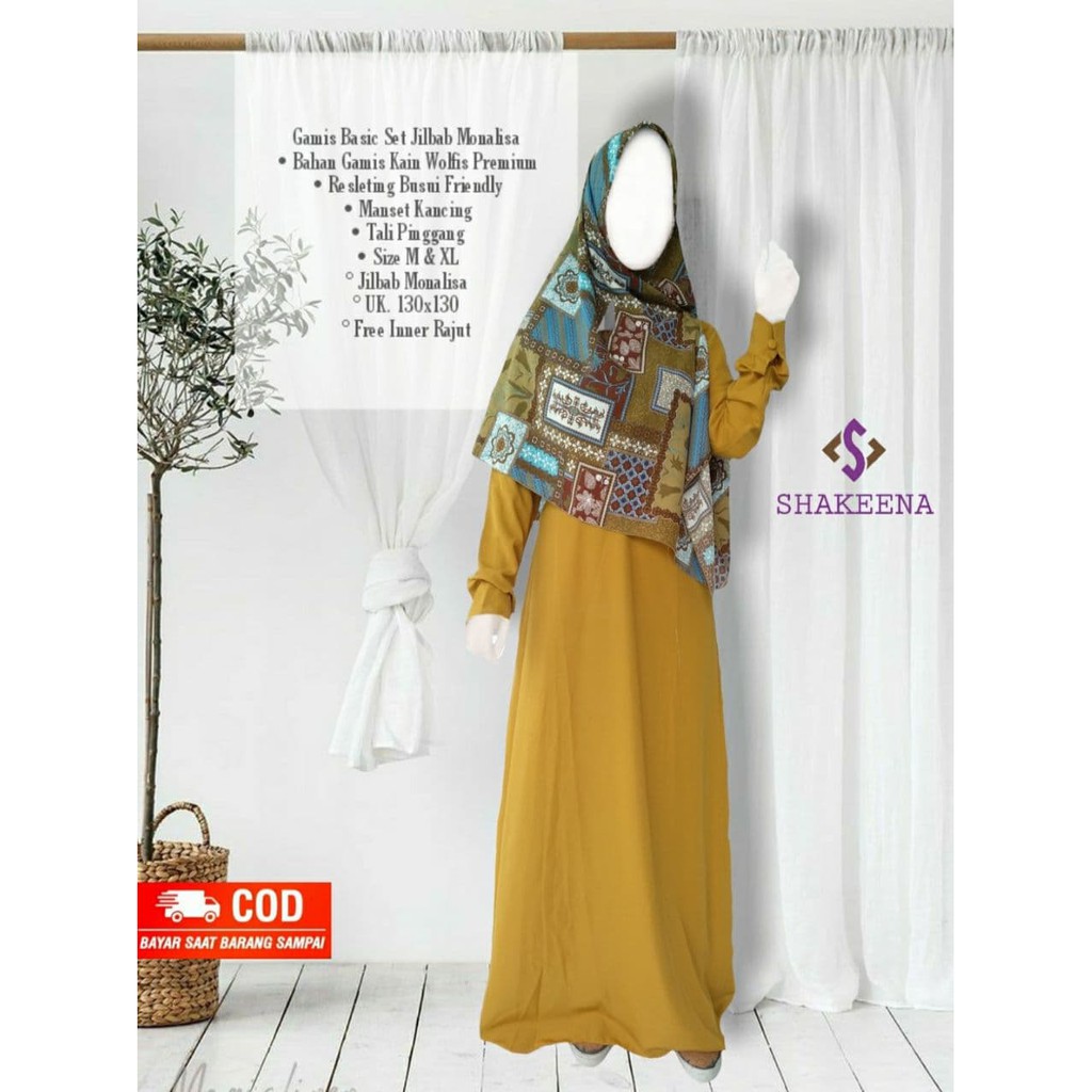 Gamis set wolfis