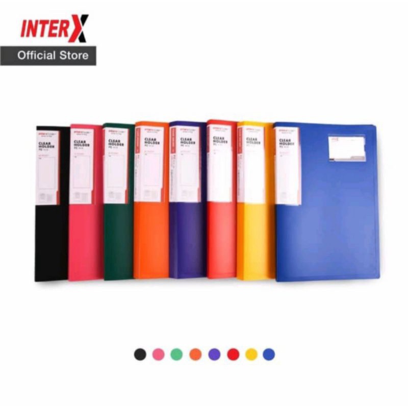 

Inter X Clear Holder Folio FC 40 pocket / Dokumen Keeper / Display Album