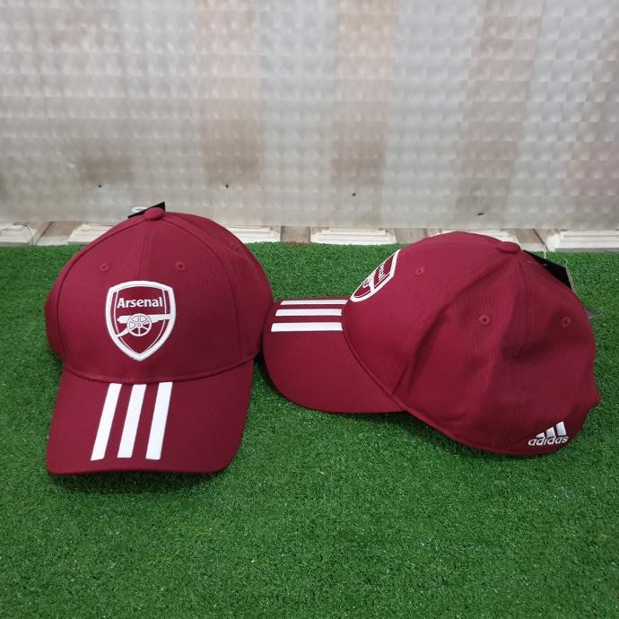 adidas original arsenal baseball cap maroon white topi bnwt