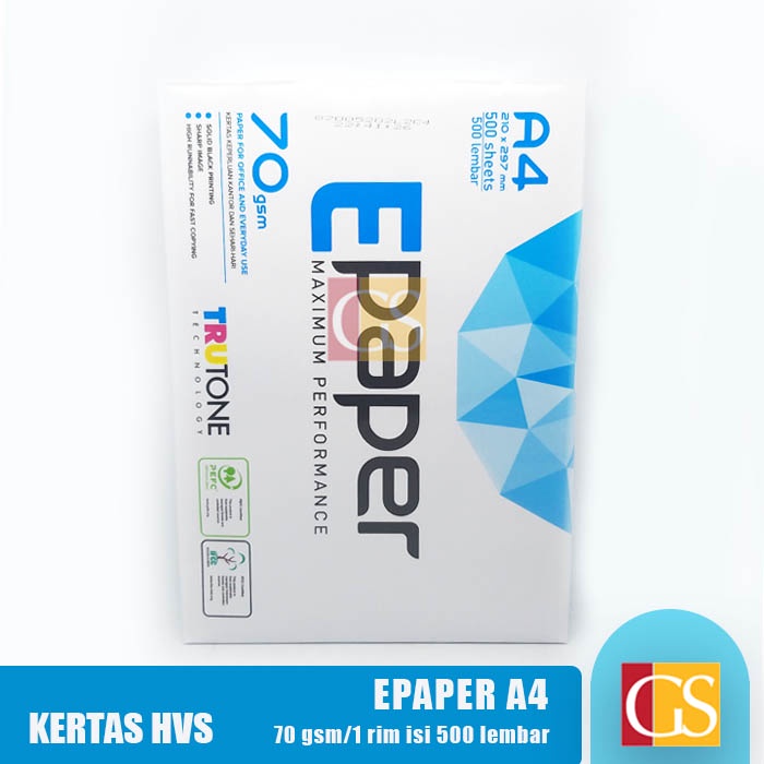

KERTAS FOTOCOPY HVS EPAPER A4 75 GRAM
