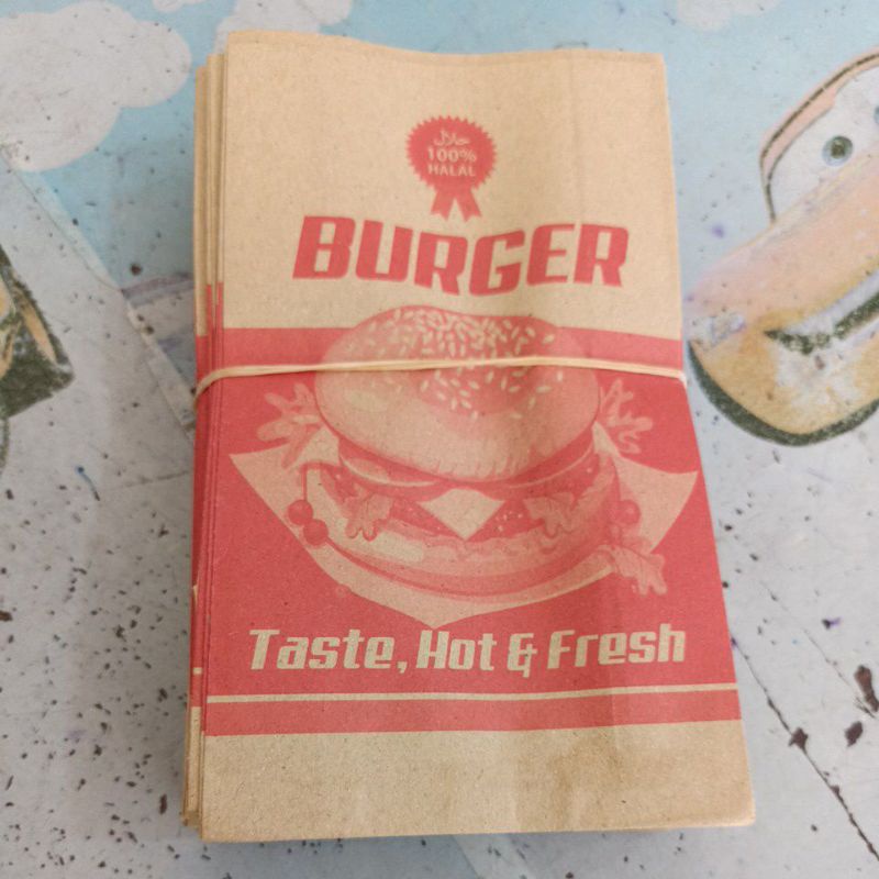 

Bungkus Burger mini isi 50 pcs