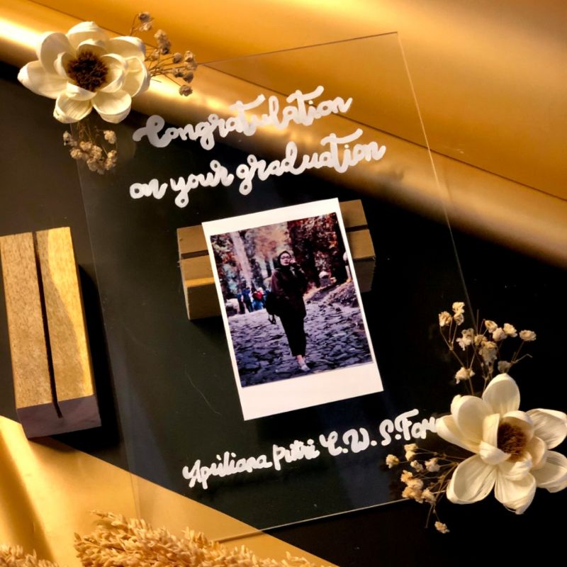 Acrylic Custom Gift TERMURAH | Graduation | Birthday | Wisuda