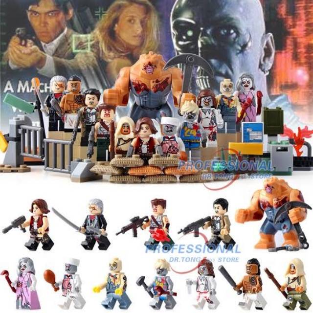 HT - Lego Biochemical Zombie Minifigure Brick