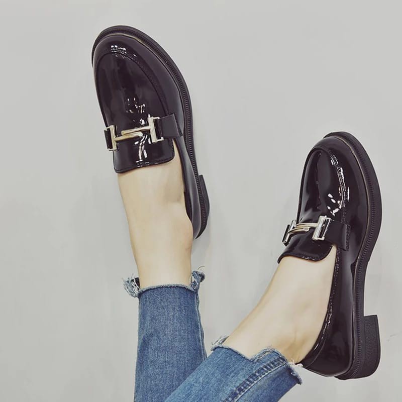 SEPATU WANITA OXFORD / SEPATU DOCMART LOAFERS PREMIUM 002