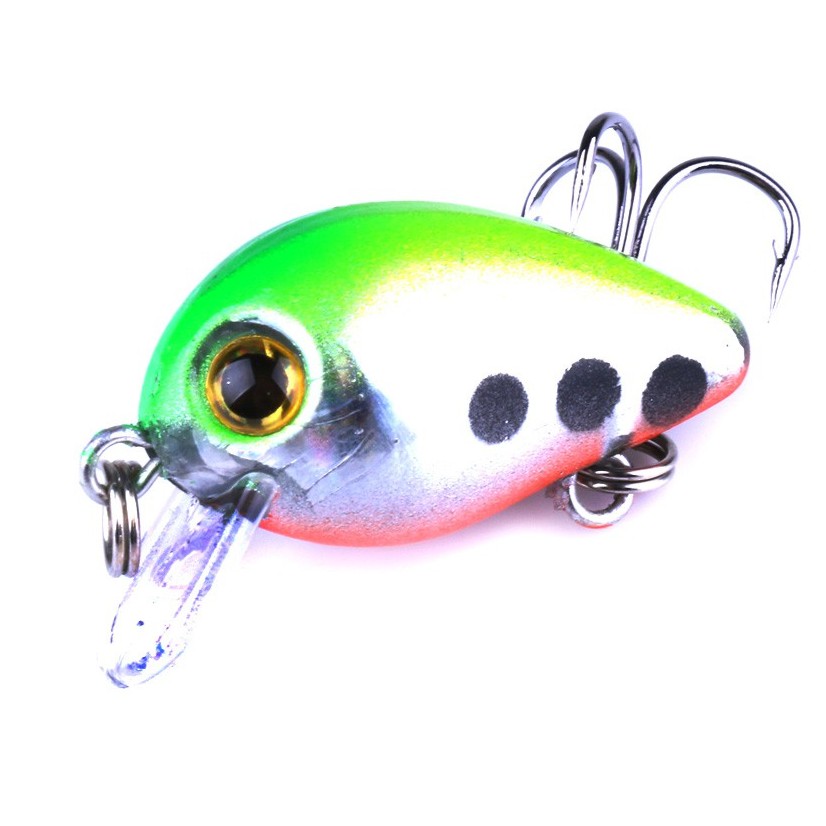 HENGJIA 1Pcs 1.5g Umpan Crankbait Pancing Mini Minnow Swimbait Fishing Lure Bass Bait Ikan Tackle