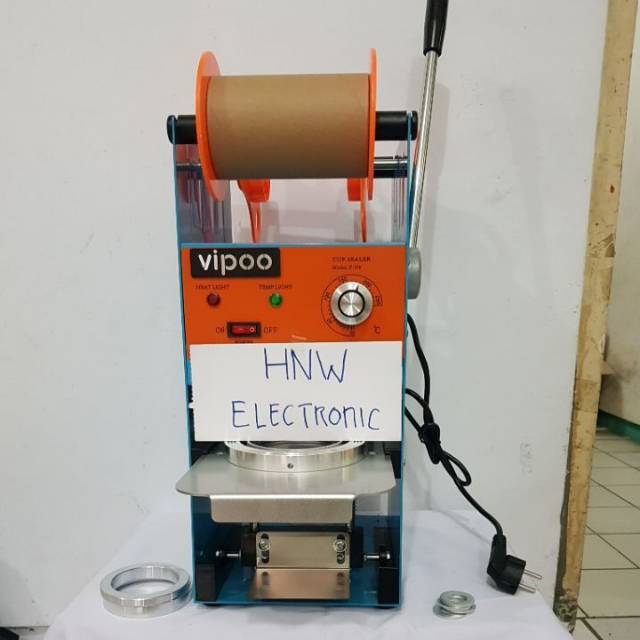 Mesin cup sealer alat press gelas plastik mesin press cup penutup Vipoo vipo manual V D8 VD8