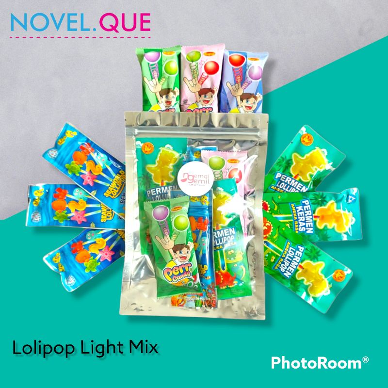 

Lolipop light aneka hewan mix Perr candy (harga per pack)