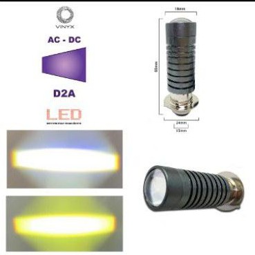 lampu led utama h6 laser motor AC DC hi lo 2 warna