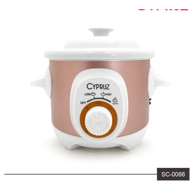 Slow Cooker CYpruz 1.5 liter SC0066 / Alat Masak Bubur Bayi