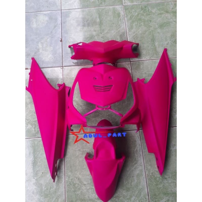Cover full body halus beat karbu lama pink doff