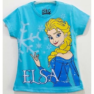  BAJU  KAOS ANAK  ELSA  MINNIE MOUSE DAISY DUCK KAOS 