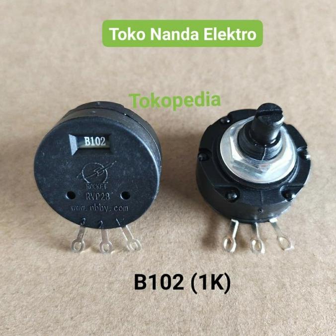 potensio 1k potensio B102 mesin las