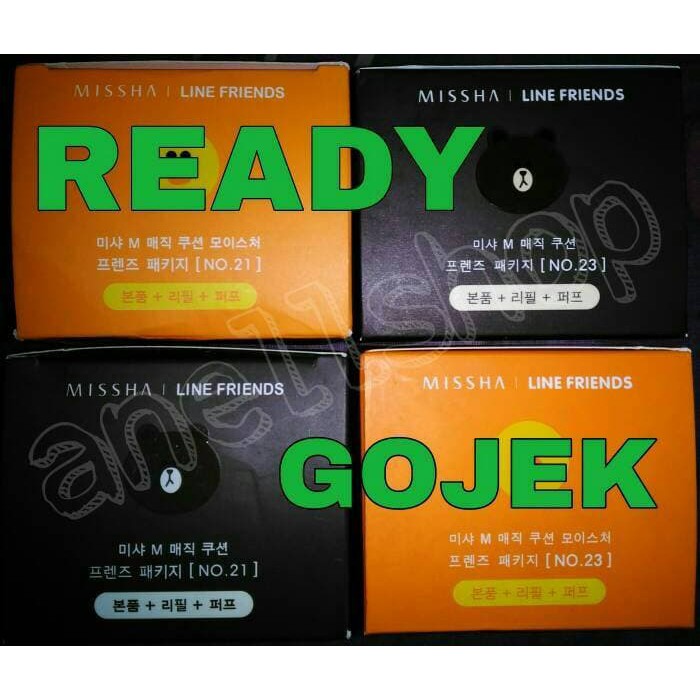 Jual Missha Magic Cushion Brown/Moisture Sally/Minion Bedak Original Korea Murah