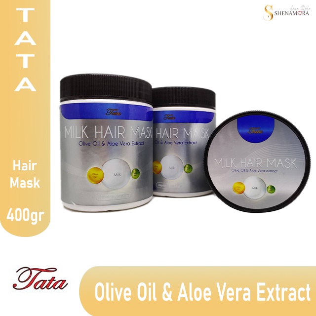 Tata Milk Hair Mask With Olive Oil &amp; Aloe Vera Extract 400 Gram