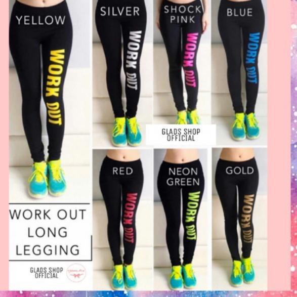 [ QBW ] CELANA LEGGING WORKOUT IMPORT LEGING SENAM OLAHRAGA WANITA JUMBO SPORT SPORTY ZUMBA Spesial