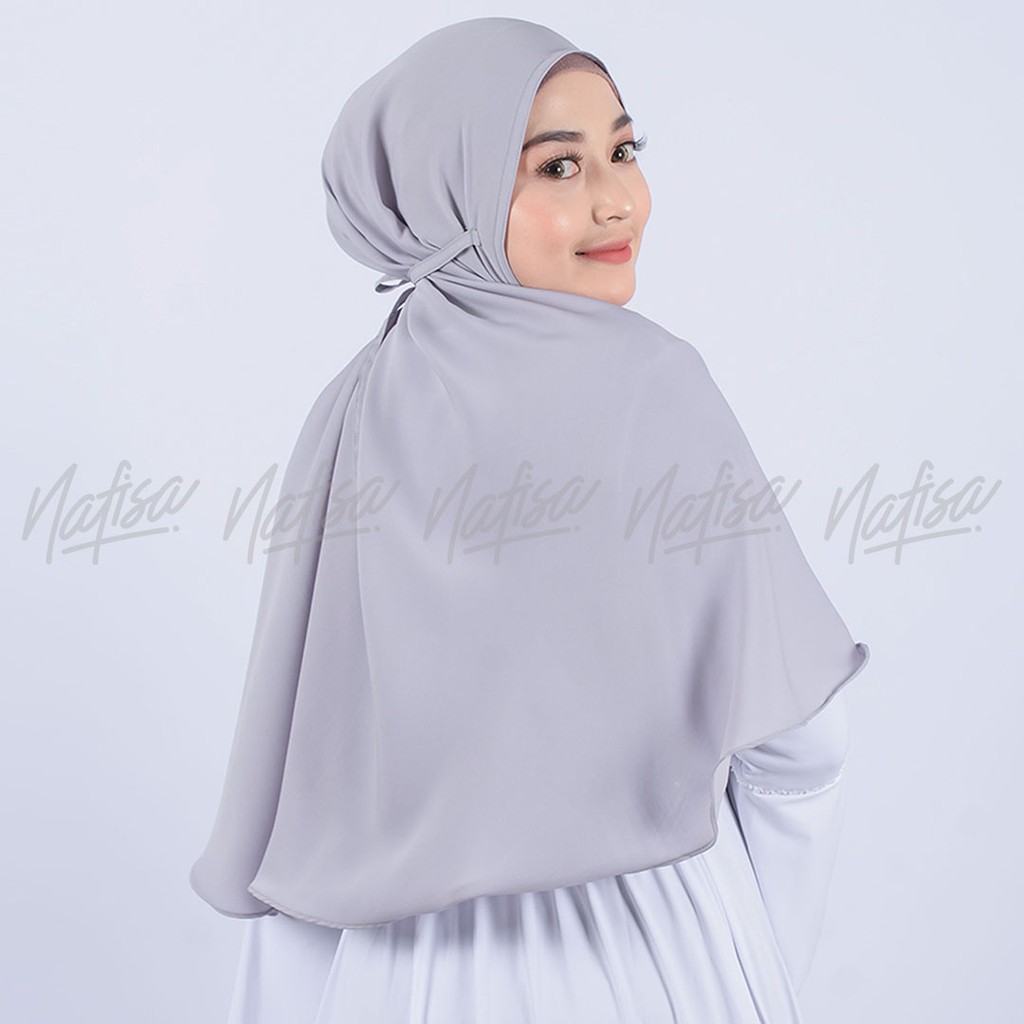 Jilbab Instan Queen - Hijab Instan Tali Premium - Kerudung Nafisa