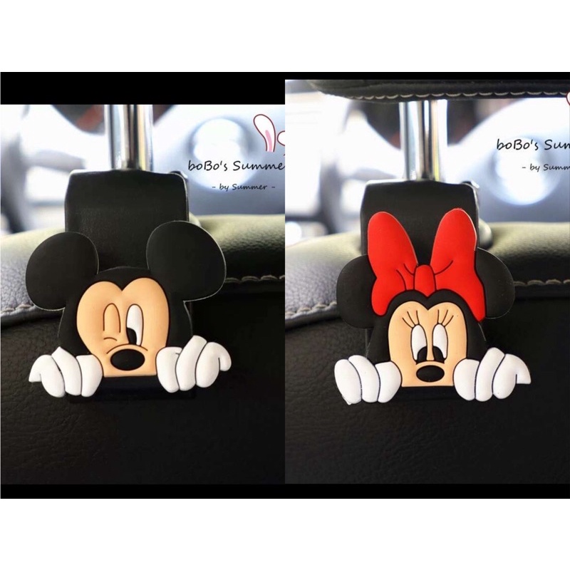 gantungan tas holder hook muckey minnie Hook Hanger // Holder Organizer Gantungan Mickey Barang Mobil