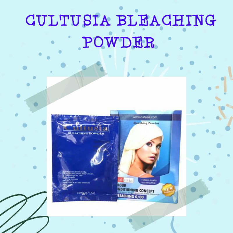 CULTUSIA BLEACHING POWDER SACHET 20 GR