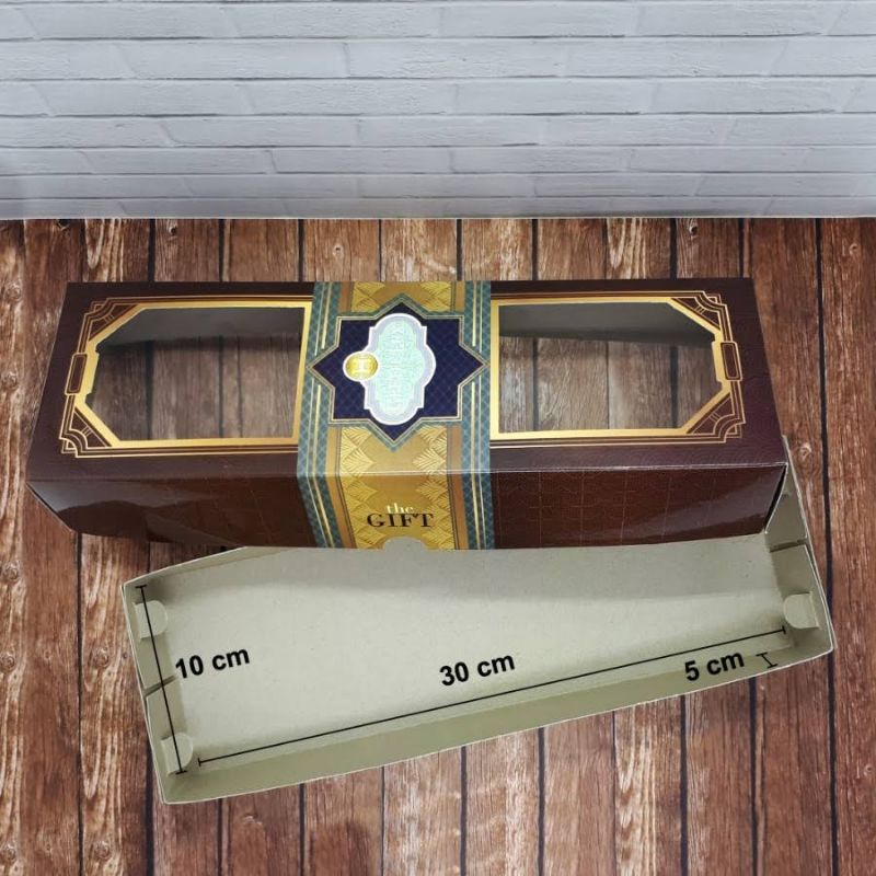 

box brownis 30×10×5 cm / kardus brownis / box cake / box kue